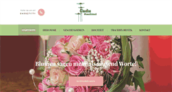 Desktop Screenshot of claudias-blumenschmuck.com